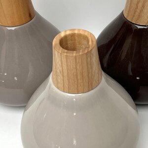 KLEINE VAASJES IN EEN SET VAN 3