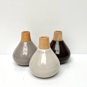 KLEINE VAASJES IN EEN SET VAN 3