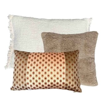 Goround Sierkussenset bruin en roze by BRIC. no 2