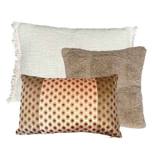 GOROUND KUSSEN ROZE BRUIN PATROON