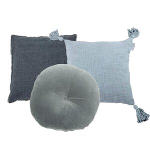 BLAUWE SIERKUSSENS SET