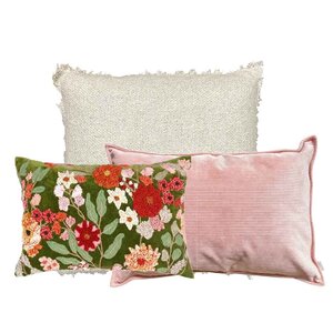 SIERKUSSENSET MET BLOEMEN