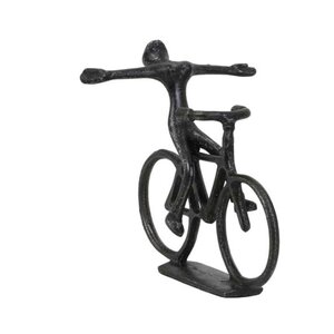 ZWART BEELDJE FIETSER