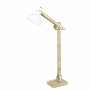 VLOERLAMP INDUSTRIEEL WIT