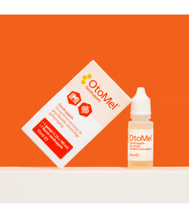 OtoMel ear drops against itching and flakes
