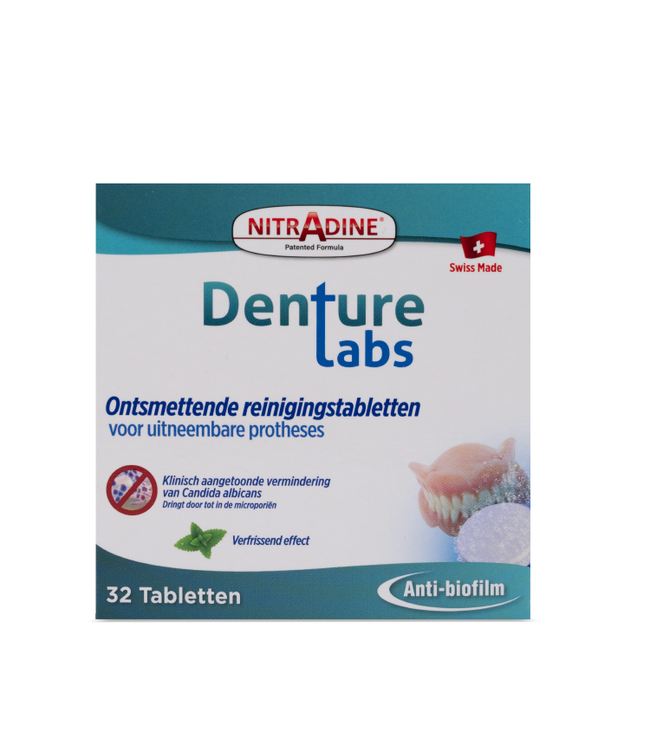 Nitradine® cleaning tablets for anti-snoring mouthpieces - 32 pcs.