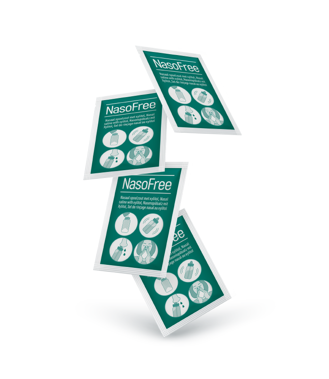 NasoFree nasal rinse salt with xylitol