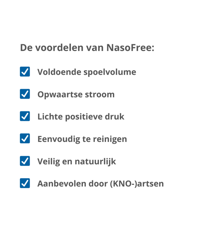 NasoFree Nasendusche-Starterset mit Nasenspülsalz