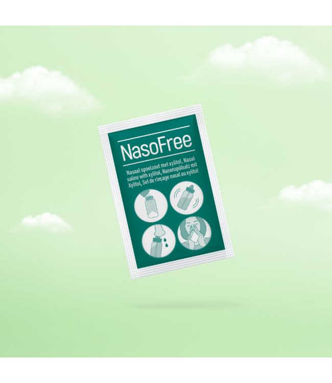 NasoFree nasal rinse salt with xylitol