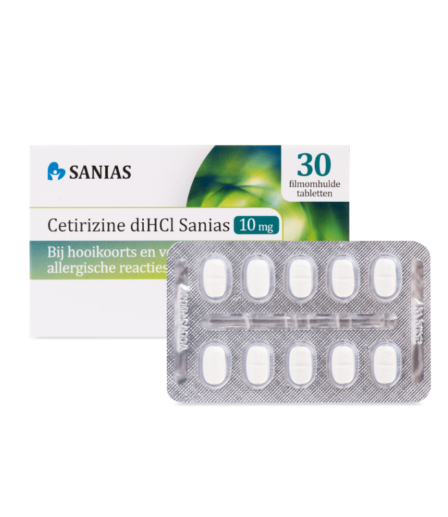 CetirizindiHCl Sanias 10 mg, Filmtabletten
