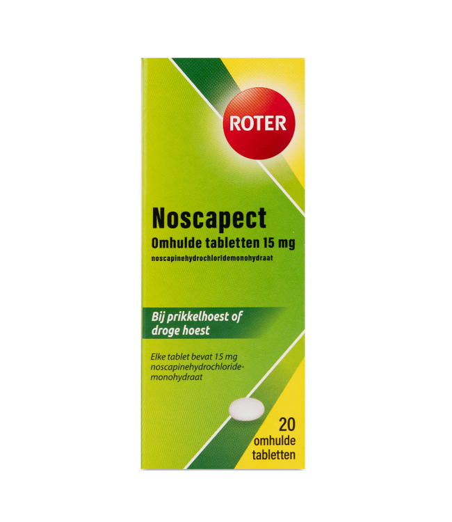 Roter Noscapect, omhulde tabletten 15 mg