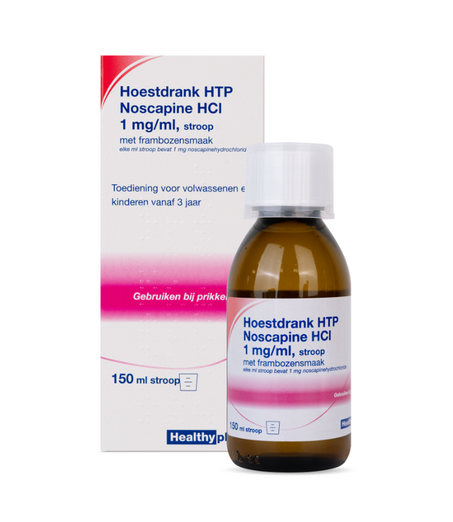 Hoestdrank HTP Noscapine HCl 1 mg/ml, stroop