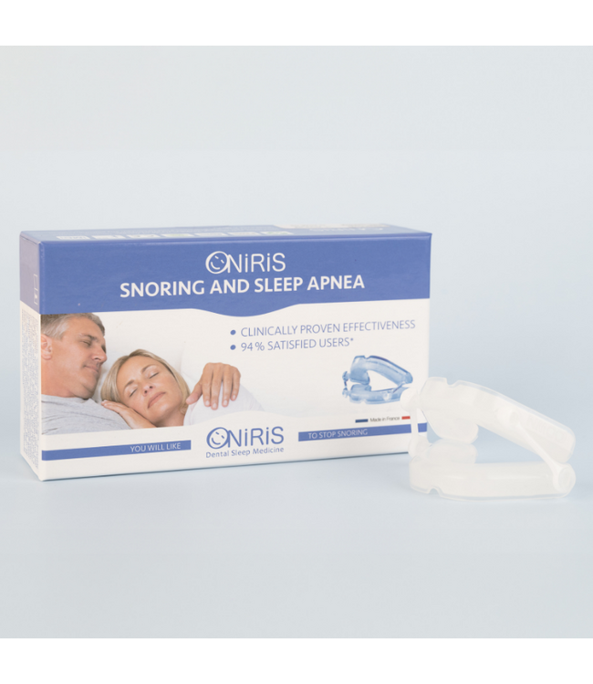Oniris custom-made anti-snoring mouthpiece (MRA)