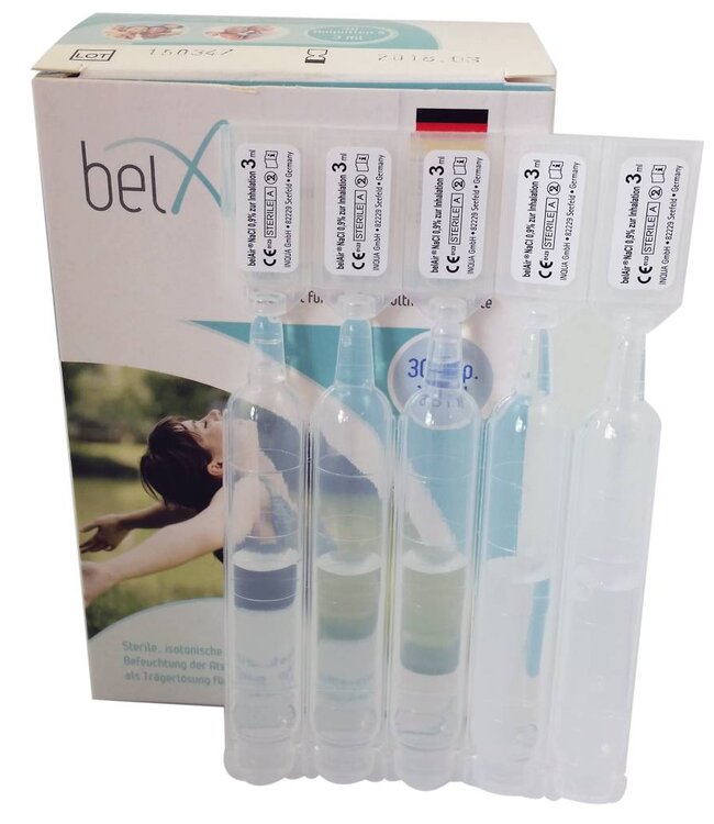 BelAir Inhalation Liquid for Vocal Cord Nebulizer and ENT Nasal Nebulizer