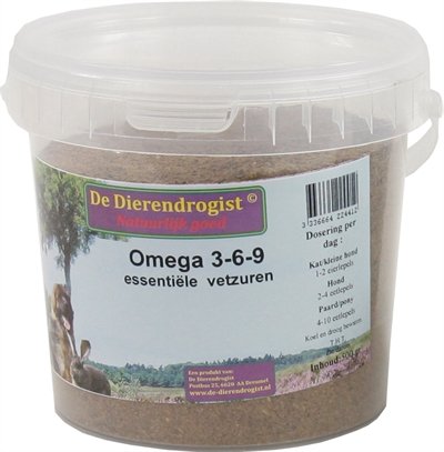 500 gr Dierendrogist omega 3-6-9 vetzuren