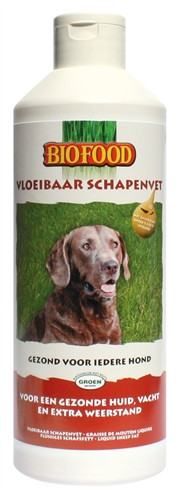 Afbeelding Biofood Vloeibaar Schapenvet voor de hond 500 ml door Online-dierenwinkel.eu