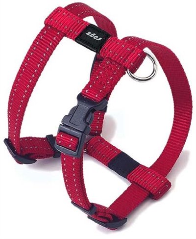 Afbeelding Rogz for Dogs Snake Hondentuig Verstelbaar Rood 52 x 1,6 cm door Online-dierenwinkel.eu