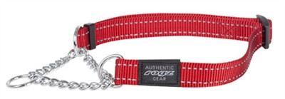 Afbeelding Rogz for Dogs Fanbelt Choker Verstelbaar Rood 56 x 2 cm door Online-dierenwinkel.eu