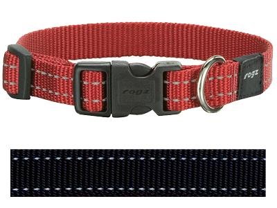 Afbeelding Rogz for Dogs Snake Hondenhalsband Verstelbaar Zwart 40 x 1,6 cm door Online-dierenwinkel.eu