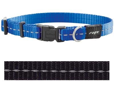 Afbeelding Rogz for Dogs Nitelife Hondenhalsband Verstelbaar Zwart 32 x 1,1 cm door Online-dierenwinkel.eu