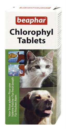 Afbeelding Beaphar Chlorophyl Tabletten voor hond en kat 30 tabletten door Online-dierenwinkel.eu
