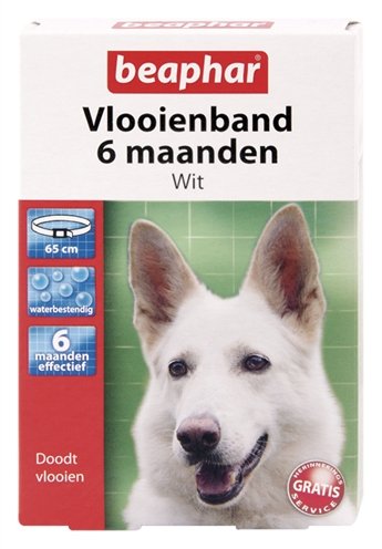 Afbeelding Beaphar vlooienband hond Wit door Online-dierenwinkel.eu