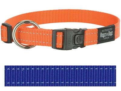 Afbeelding Rogz for Dogs Fanbelt Hondenhalsband Verstelbaar Blauw 56 x 2 cm door Online-dierenwinkel.eu