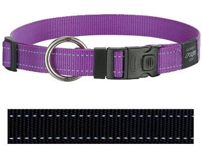 Afbeelding Rogz for Dogs Lumberjack Hondenhalsband Verstelbaar Zwart 73 x 2,5 cm door Online-dierenwinkel.eu