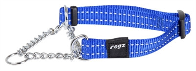 Rogz for Dogs Snake Choker Verstelbaar Blauw 40 x 1,6 cm