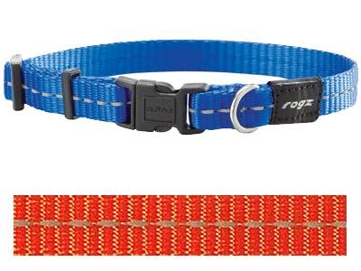 Afbeelding Rogz for Dogs Nitelife Hondenhalsband Verstelbaar Oranje 32 x 1,1 cm door Online-dierenwinkel.eu