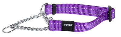 Rogz for Dogs Snake Choker Verstelbaar Paars 40 x 1,6 cm