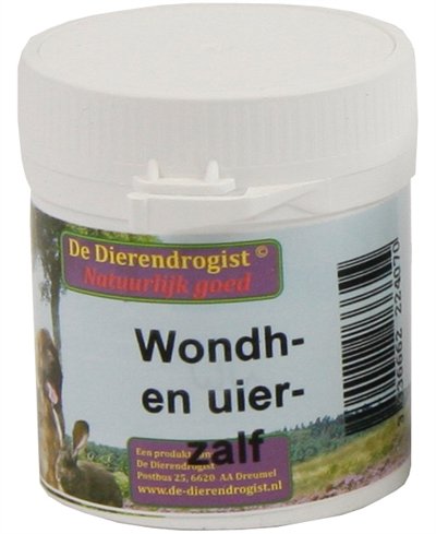 Afbeelding Dierendrogist wond- en uierzalf 50 gr door Online-dierenwinkel.eu