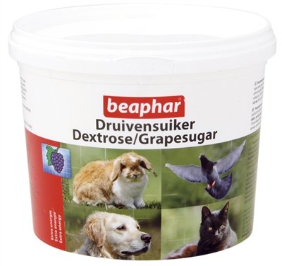 Afbeelding Beaphar Druivensuiker hond en kat 500 gram door Online-dierenwinkel.eu