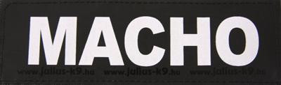 Afbeelding Julius k9 labels voor powerharnas/tuig macho door Online-dierenwinkel.eu