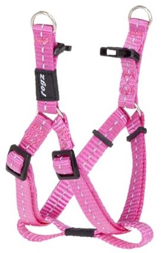 Rogz for Dogs Nitelife Step-in Hondentuig Verstelbaar Roze 38 x 1,1 cm