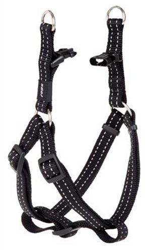 Afbeelding Rogz for Dogs Snake Step-in Hondentuig Verstelbaar Zwart 61 x 1,6 cm door Online-dierenwinkel.eu