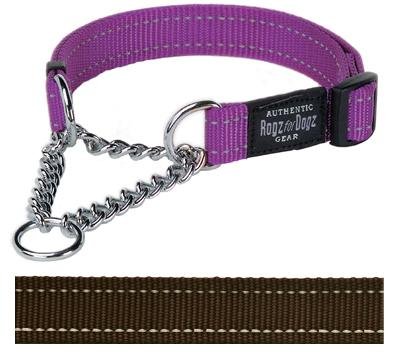 Rogz for Dogs Fanbelt Choker Verstelbaar Bruin 56 x 2 cm