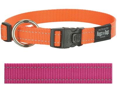 Afbeelding Rogz for Dogs Fanbelt Hondenhalsband Verstelbaar Roze 56 x 2 cm door Online-dierenwinkel.eu