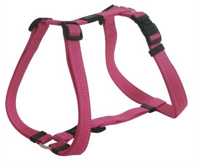 Rogz for Dogs Lumberjack Hondentuig Verstelbaar Roze 101 x 2,5 cm