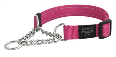 Afbeelding Rogz for Dogs Lumberjack Choker Verstelbaar Roze 73 x 2,5 cm door Online-dierenwinkel.eu