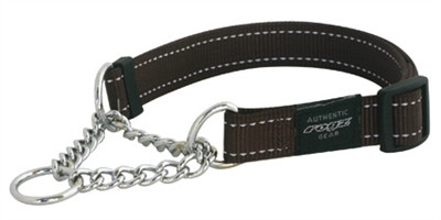 Rogz for Dogs Lumberjack Choker Verstelbaar Bruin 73 x 2,5 cm