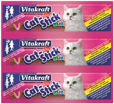 Afbeelding Vitakraft Catsticks Mini Kabeljauw/Koolvis Kattensnoep 3 stuks door Online-dierenwinkel.eu