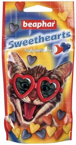 Afbeelding Beaphar Sweethearts - Kattensnack - Mix 150 stuks door Online-dierenwinkel.eu