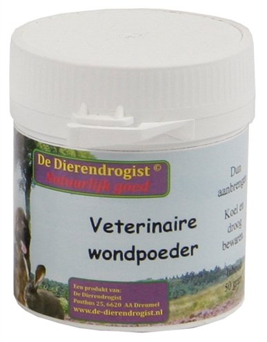 Afbeelding Dierendrogist veterinaire wondpoeder hond/kat door Online-dierenwinkel.eu