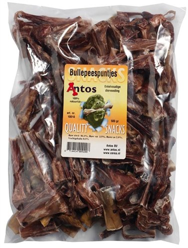 Afbeelding Antos Bullepeespuntjes 500 Gr door Online-dierenwinkel.eu