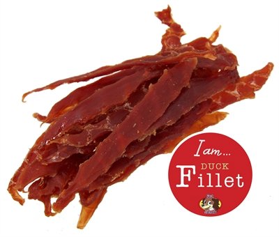 Afbeelding 500 gr I am petsnack duck fillet door Online-dierenwinkel.eu