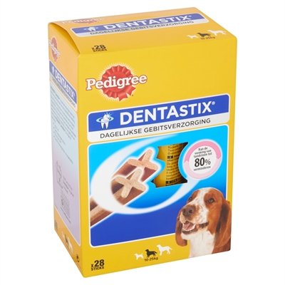 Afbeelding Dentastix Medium hondensnack 10-25 kg Omdoos (28 stuks) door Online-dierenwinkel.eu