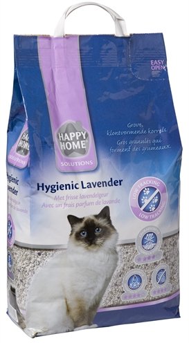 Afbeelding Happy Home Solutions Hygienic Lavender - Kattenbakvulling - 12 l door Online-dierenwinkel.eu