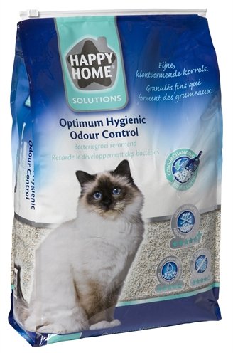 Afbeelding Happy Home Solutions Optimum Hygienic Odour Control - Kattenbakvulling - 12 l door Online-dierenwinkel.eu