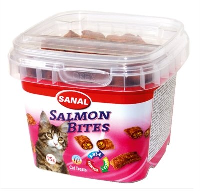 Afbeelding Sanal - Cups Salmon Bites door Online-dierenwinkel.eu